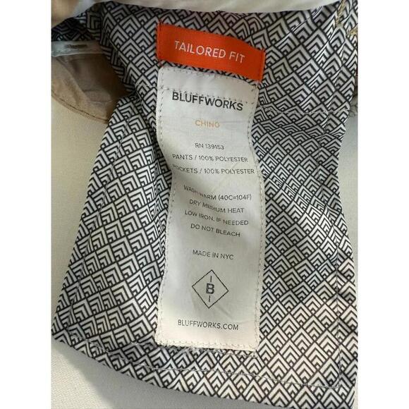 Bluffworks Ascender Pants 32x29 Khaki Chino Tailored Fit - Picture 6 of 8